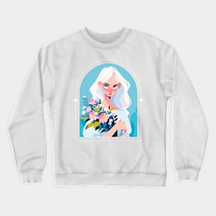 pouting beauty Crewneck Sweatshirt